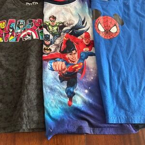 3 Super Hero Shirts